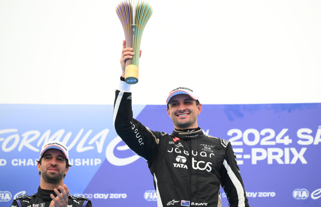 Sao Paulo E-Prix: Mitch Evans og Jaguar - fra sidst til sejr i dramati